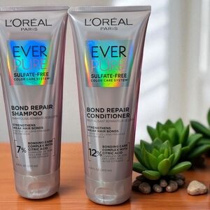 L'Oreal EverPure Sulfate-Free Bond Repair Shampoo And Conditioner (New)